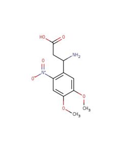 Astatech 3-AMINO-3-(4,5-DIMETHOXY-2-NITROPHENYL)PROPIONIC ACID; 1G; Purity 95%; MDL-MFCD02653342